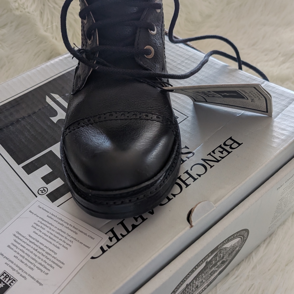 Frye Black Men's Leather Boots